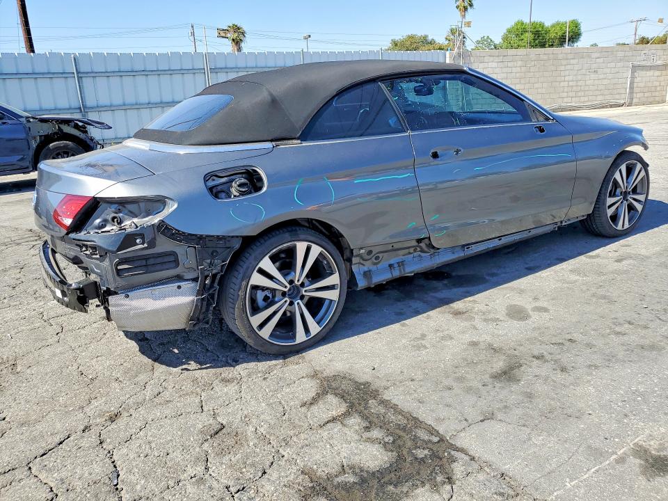 2017 Mercedes-benz C class VIN WDDWK4JB9HF428191 COPART salvage auction — FRONT END, Ca - Salvage Certificate, sold $6,400 on 2026-08-06 (photo 3)