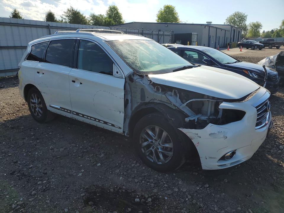 2015 Infiniti Qx60 VIN 5N1AL0MM8FC550557 COPART salvage auction — FRONT END, Md - Cert Of Salvage > 75% Damage, sold $525 on 2026-08-03 (photo 4)