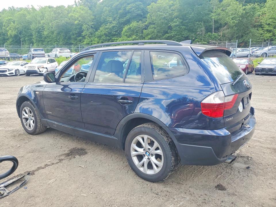 2010 BMW X3 VIN WBXPC9C43AWJ39663 COPART salvage auction — REAR END, Md - Cert Of Salvage > 75% Damage, sold $825 on 2026-07-14 (photo 2)