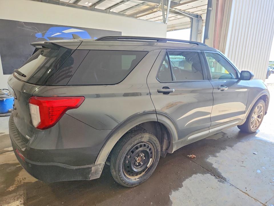2020 Ford Explorer VIN 1FMSK8DH5LGB05416 COPART salvage auction — REAR END, Wv - Certificate Of Title, sold $3,400 on 2026-07-02 (photo 3)