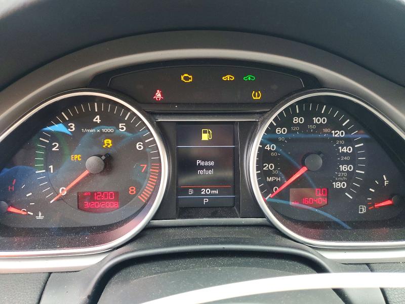 2009 Audi Q7 VIN WA1AV74L49D007276 COPART salvage auction — MINOR DENT/SCRATCHES, CT, sold $625 on 2026-07-14 (photo 9)
