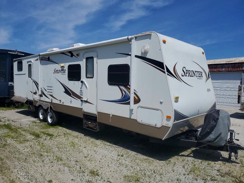 2010 Keystone rv Trailers VIN 4YDT31125A1532993 COPART salvage auction — HAIL, IN - CERTIFICATE OF TITLE, sold $90 on 2026-07-28 (photo 1)