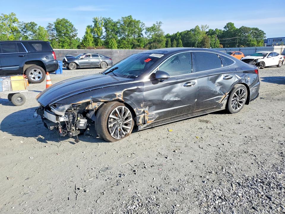 2022 Hyundai Sonata VIN KMHL34J25NA195652 COPART salvage auction — FRONT END, Ga - Certificate Of Title (P), sold $4,150 on 2026-07-15 (photo 1)