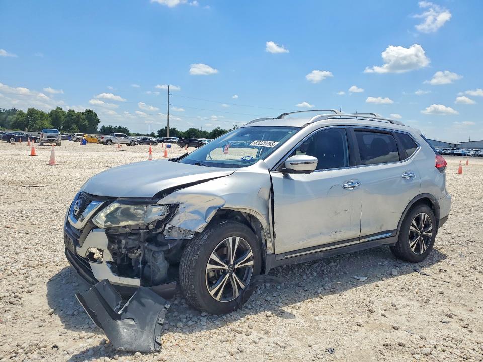 2017 Nissan Rogue VIN JN8AT2MT4HW390917 COPART salvage auction — SIDE, Tx - Salvage Vehicle Title, sold $750 on 2026-07-16 (photo 1)