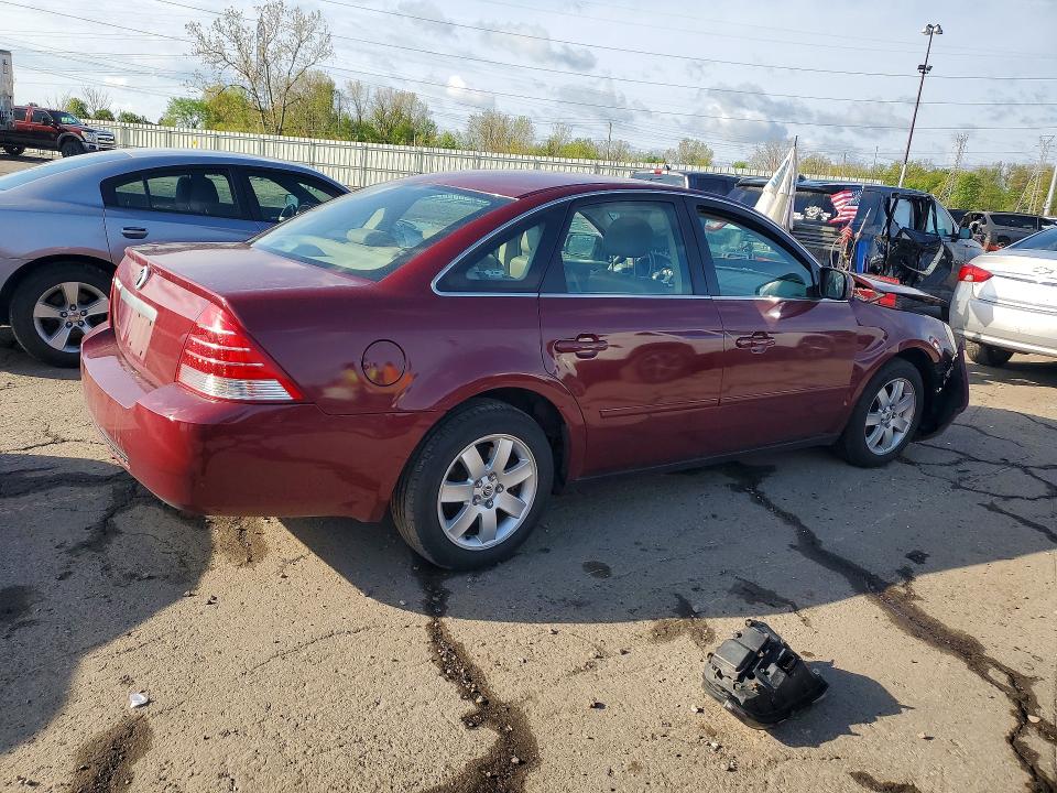 2005 Mercury Montego VIN 1MEFM40135G612916 COPART salvage auction — FRONT END, CT, sold $425 on 2026-07-10 (photo 3)