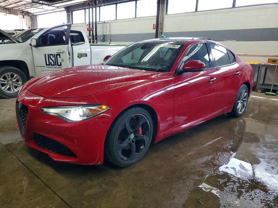 2018 Alfa romeo Giulia VIN ZARFAEBN4J7575570 COPART salvage auction — MECHANICAL, Il - Certificate Of Title, sold $4,550 on 2026-07-21 (photo 1)