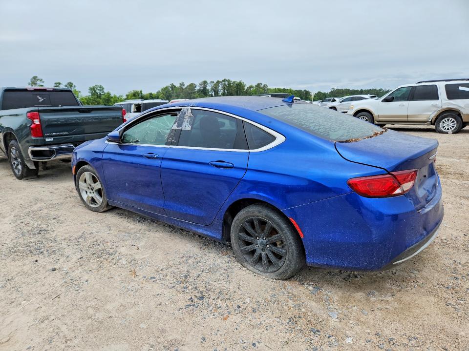 2016 Chrysler 200 VIN 1C3CCCAB5GN107598 COPART salvage auction — MINOR DENT/SCRATCHES, Tx - Certificate Of Title, sold $850 on 2026-07-10 (photo 2)