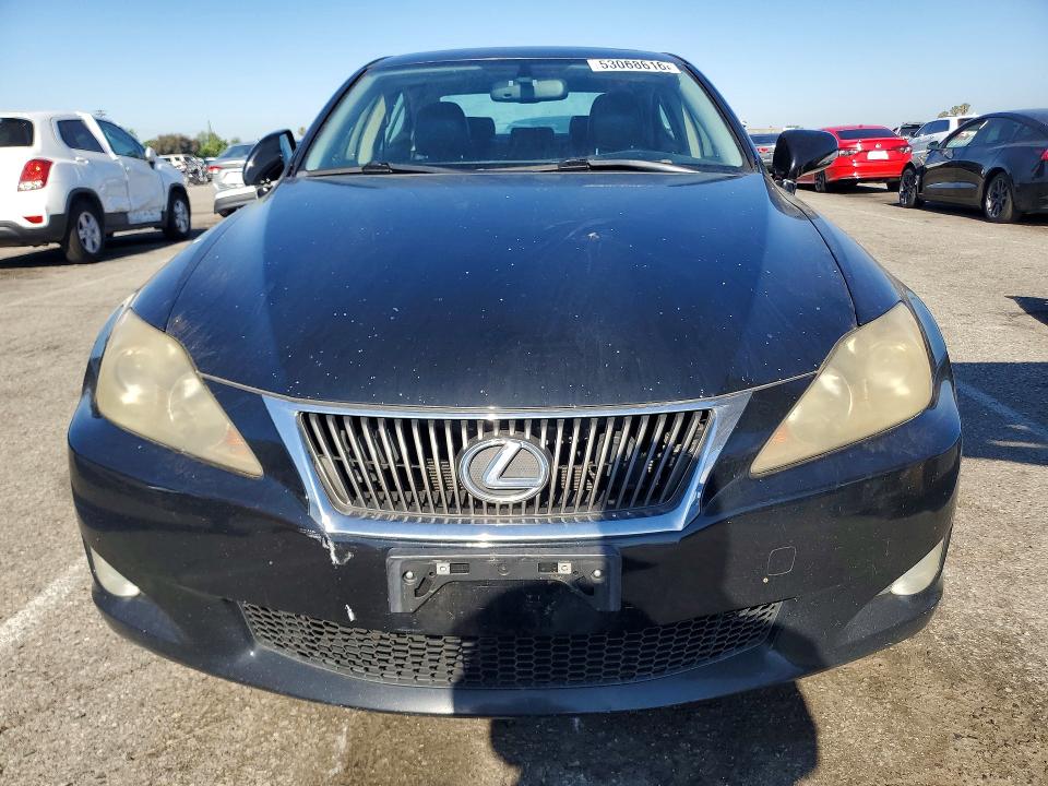 2009 Lexus Is VIN JTHBK262695089658 COPART salvage auction — REAR END, Ca - Salvage Certificate, sold $450 on 2026-07-02 (photo 5)
