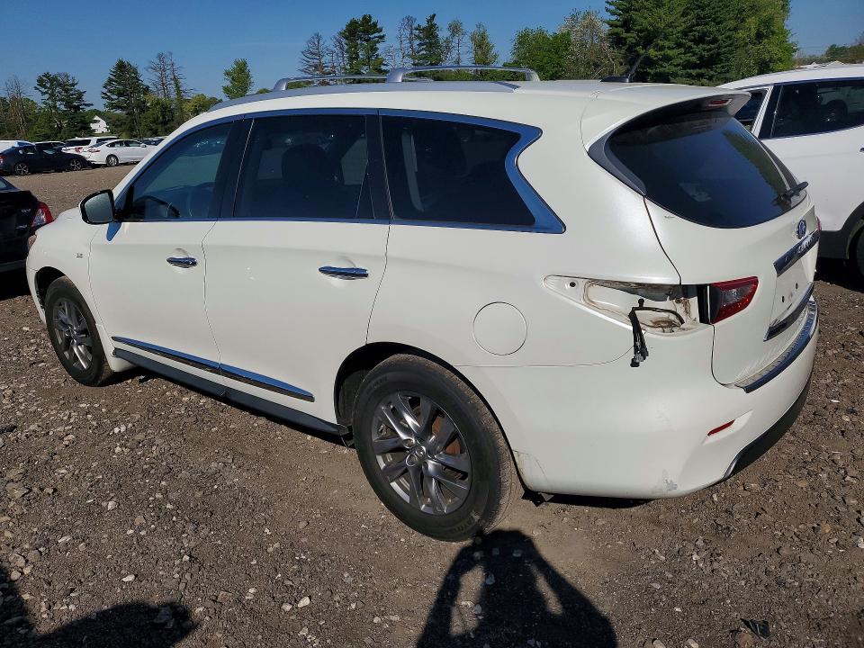 2015 Infiniti Qx60 VIN 5N1AL0MM8FC550557 COPART salvage auction — FRONT END, Md - Cert Of Salvage > 75% Damage, sold $525 on 2026-08-03 (photo 2)