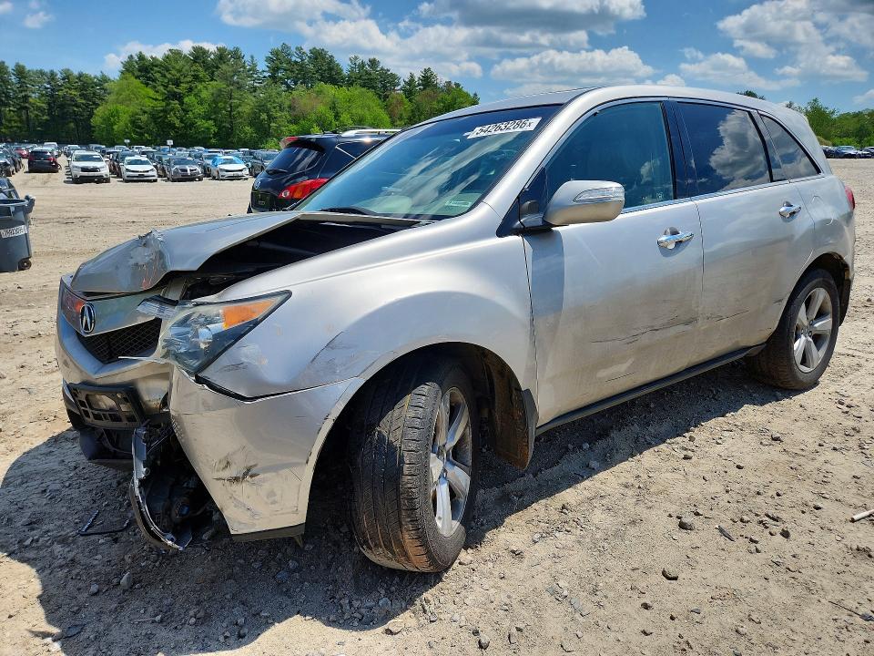 2011 Acura Mdx VIN 2HNYD2H64BH543856 COPART salvage auction — FRONT END, Ma - Cert Of Title-Reconstrctd Coll, sold $325 on 2026-08-03 (photo 1)