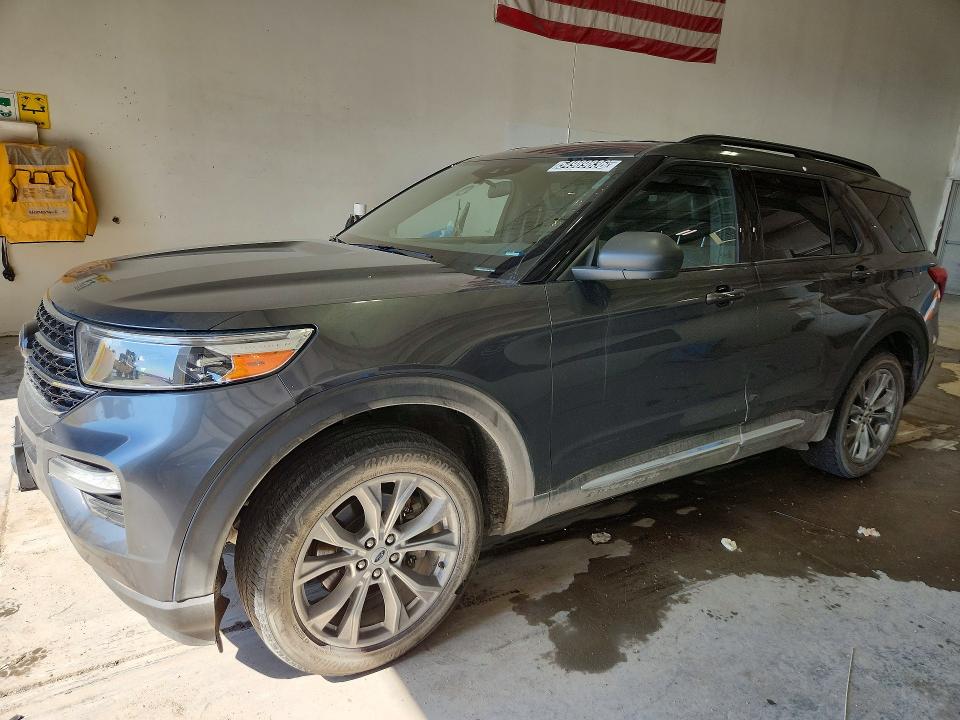 2020 Ford Explorer VIN 1FMSK8DH5LGB05416 COPART salvage auction — REAR END, Wv - Certificate Of Title, sold $3,400 on 2026-07-02 (photo 1)
