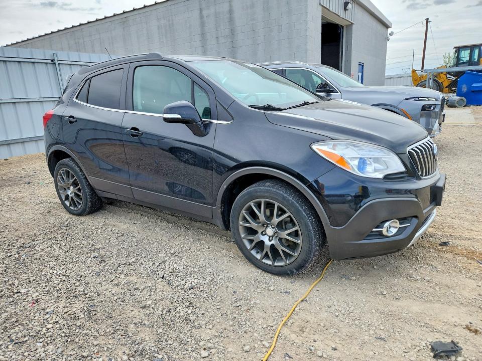 2016 Buick Encore VIN KL4CJ2SM7GB597825 COPART salvage auction — HAIL, Ia - Cert Of Title-Salvage Title, sold $2,400 on 2026-07-08 (photo 4)