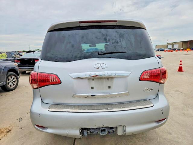 2012 Infiniti Qx56 VIN JN8AZ2NE3C9018216 COPART salvage auction — REAR END, Tx - Salvage Vehicle Title, sold $175 on 2026-07-23 (photo 6)