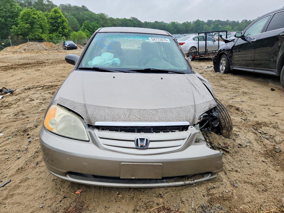 2003 Hond Civic VIN 2HGES16593H597966 COPART salvage auction — FRONT END, S1, sold $250 on 2026-07-28 (photo 5)