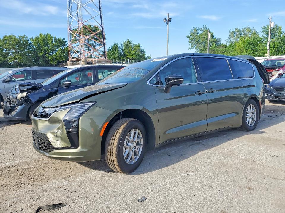2027 Chrysler Pacifica VIN 2C4RC1BG9VR556058 COPART salvage auction — SIDE, IN - CERT OF TITLE-SALVAGE TITLE, sold $10,200 on 2026-10-08 (photo 1)