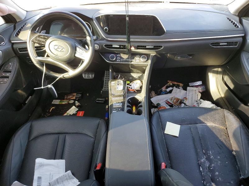 2022 Hyundai Sonata VIN KMHL34J25NA195652 COPART salvage auction — FRONT END, Ga - Certificate Of Title (P), sold $4,150 on 2026-07-15 (photo 8)