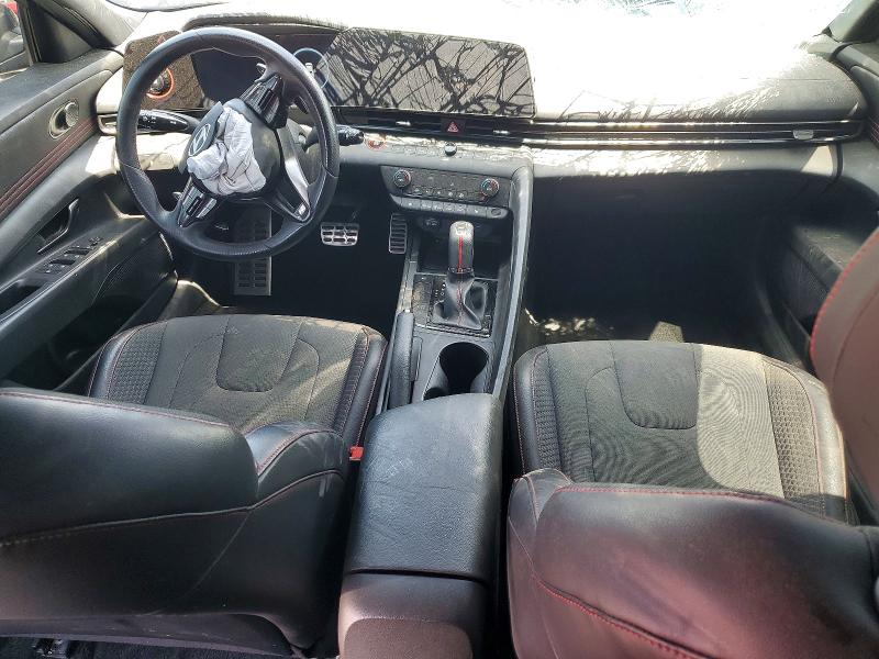 2024 Hyundai Elantra VIN KMHLR4DF8RU813502 COPART salvage auction — FRONT END, Ca - Certificate Of Title, sold $950 on 2026-07-14 (photo 8)
