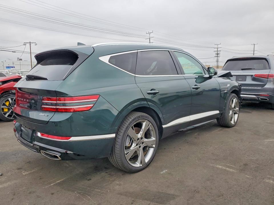 2023 Genesis Gv80 VIN KMUHCESC7PU129433 COPART salvage auction — FRONT END, Ca - Salvage Certificate, sold $22,200 on 2026-07-08 (photo 3)