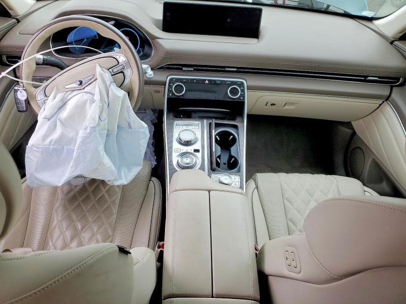 2023 Genesis Gv80 VIN KMUHCESC7PU129433 COPART salvage auction — FRONT END, Ca - Salvage Certificate, sold $22,200 on 2026-07-08 (photo 8)