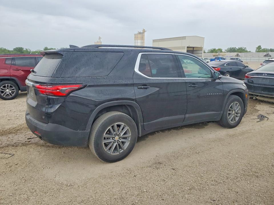 2022 Chevrolet Traverse VIN 1GNERGKW7NJ163808 COPART salvage auction — HAIL, Ks - Cert Of Title-Salvage, sold $12,700 on 2026-07-02 (photo 3)