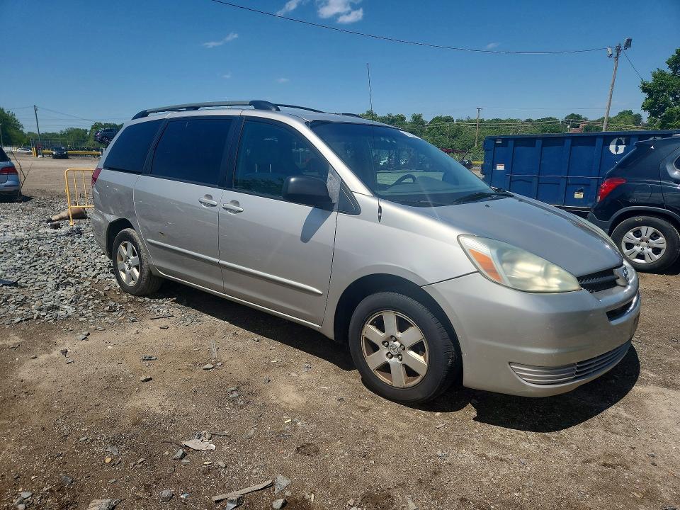 2005 Toyt Sienna VIN 5TDZA23CX5S379258 COPART salvage auction — SIDE, NT, sold $400 on 2026-07-16 (photo 4)