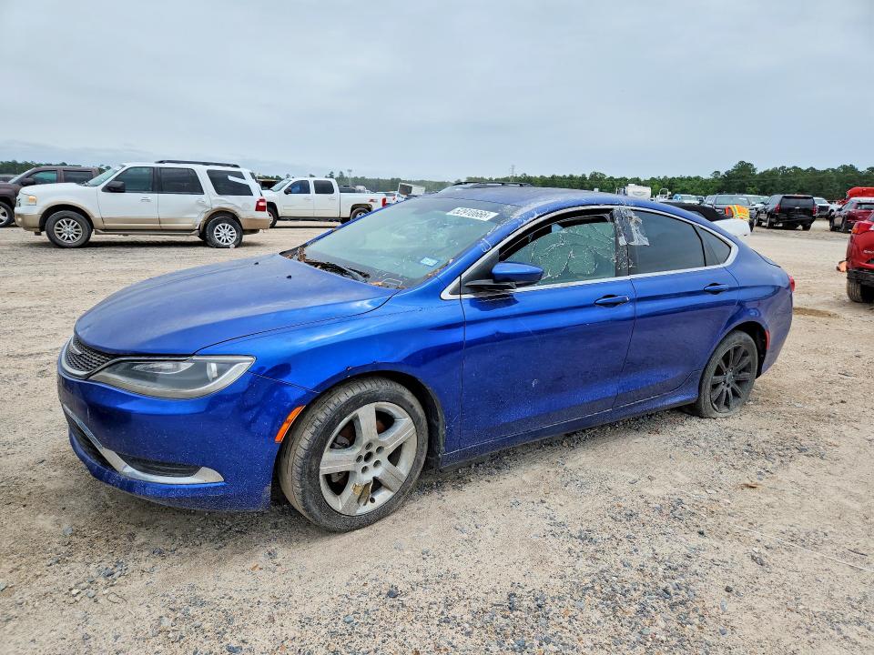2016 Chrysler 200 VIN 1C3CCCAB5GN107598 COPART salvage auction — MINOR DENT/SCRATCHES, Tx - Certificate Of Title, sold $850 on 2026-07-10 (photo 1)