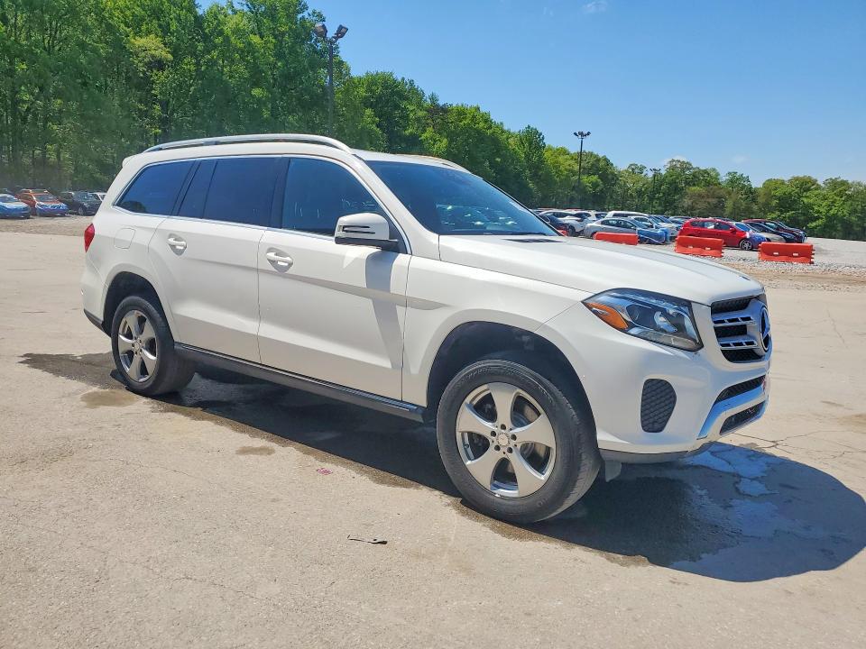 2017 Mercedes-benz Gls-class VIN 4JGDF6EE7HA845758 COPART salvage auction — MINOR DENT/SCRATCHES, Wv - Certificate Of Title (P), sold $10,500 on 2026-07-14 (photo 4)