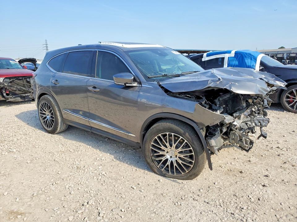 2024 Acura Mdx VIN 5J8YE1H45RL012255 COPART salvage auction — FRONT END, Tx - Salvage Vehicle Title, sold $10,100 on 2026-07-24 (photo 4)