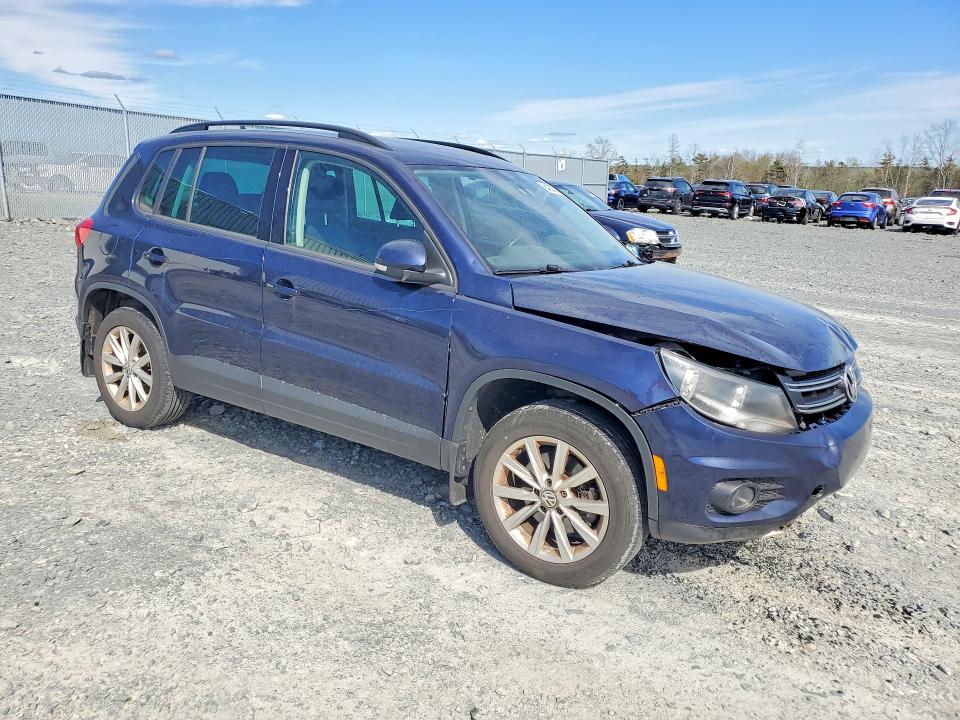 2015 Volkswagen Tiguan VIN WVGJV7AX2FW113413 COPART salvage auction — FRONT END, Ns - Cert Of Reg - Non-Repairable, sold $700 on 2026-08-06 (photo 4)