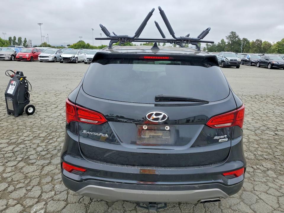 2017 Hyundai Santa fe VIN 5XYZTDLB7HG444193 COPART salvage auction — MINOR DENT/SCRATCHES, Fl - Dis/Dlr/Exp Only Clean Title, sold $3,400 on 2026-07-17 (photo 6)