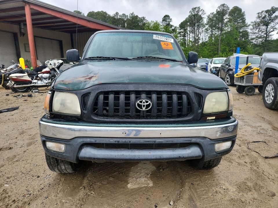 2003 Toyota Tacoma VIN 5TEWN72N23Z257002 COPART salvage auction — FRONT END, De - Certificate Of Title, sold $475 on 2026-07-23 (photo 5)