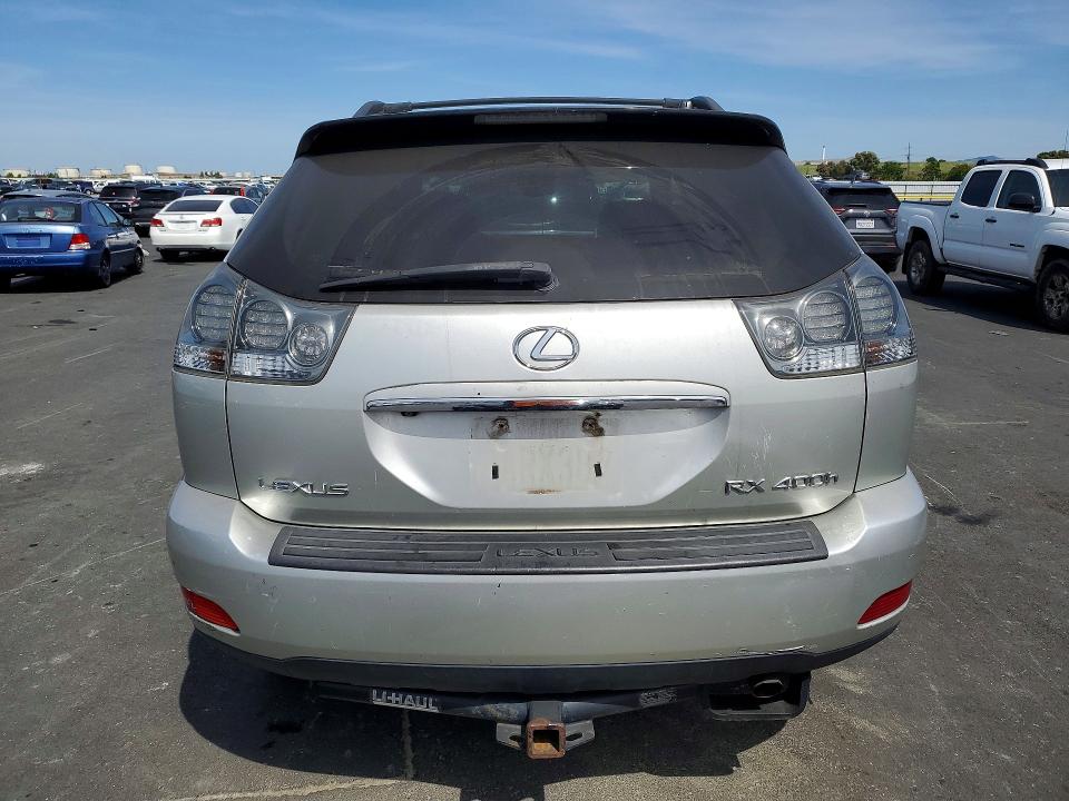 2006 Lexus Rx400 VIN JTJHW31U760017047 COPART salvage auction — VANDALISM, Ca - Dis/Dlr/Exp App For Dup Clean, sold $1,050 on 2026-07-06 (photo 6)
