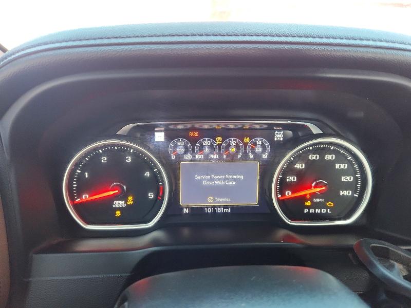 2022 Chevrolet Silverado VIN 1GC1YREY7NF103548 COPART salvage auction — FRONT END, Tx - Certificate Of Title, sold $33,500 on 2026-07-30 (photo 9)