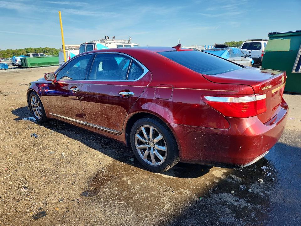 2007 Lexus Ls460 VIN JTHGL46F175018365 COPART salvage auction — FRONT END, Va - Certificate Of Title, sold $925 on 2026-07-14 (photo 2)