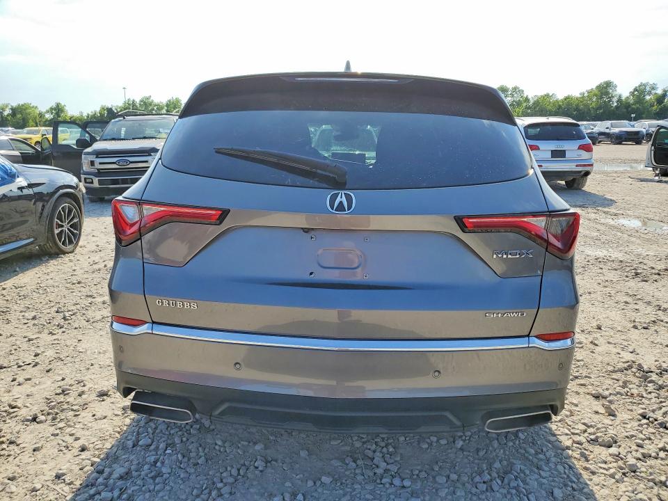 2024 Acura Mdx VIN 5J8YE1H45RL012255 COPART salvage auction — FRONT END, Tx - Salvage Vehicle Title, sold $10,100 on 2026-07-24 (photo 6)