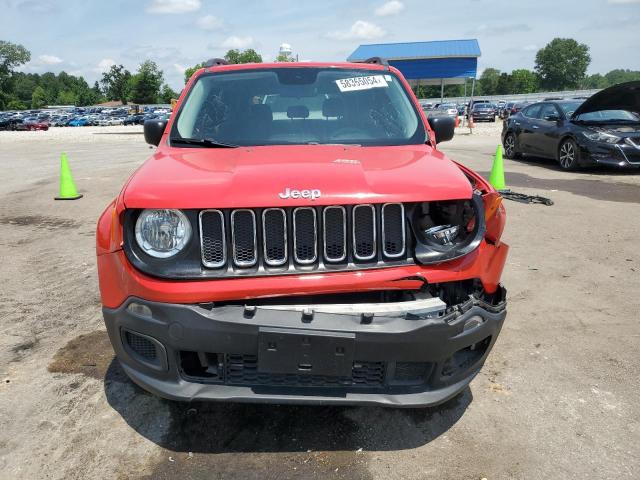 2017 Jeep Renegade VIN ZACCJAAB1HPF15479 COPART salvage auction — FRONT END, Ms - Cert Of Title-Salvaged, sold $1,350 on 2026-07-31 (photo 5)