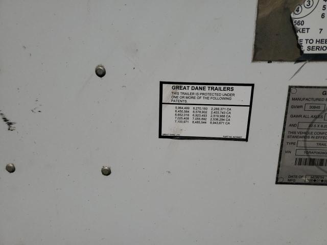 2016 Great dane Trailers VIN 1GRAP0626GK258312 COPART salvage auction — ALL OVER, UT - CERTIFICATE OF TITLE, sold $2,500 on 2026-07-29 (photo 8)