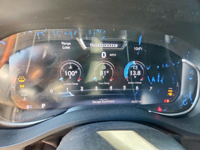2024 Ram 1500 VIN 1C6SRFJT5RN234541 COPART salvage auction — Vandalized, TX - CERTIFICATE OF TITLE, sold $29,500 on 2026-02-26 (photo 9)