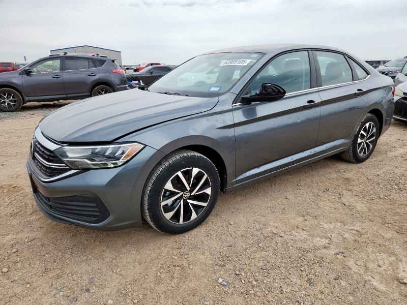 2022 Volkswagen Jetta VIN 3VWCM7BU7NM022122 COPART salvage auction — HAIL, Tx - Certificate Of Title, sold $2,900 on 2026-07-01 (photo 1)