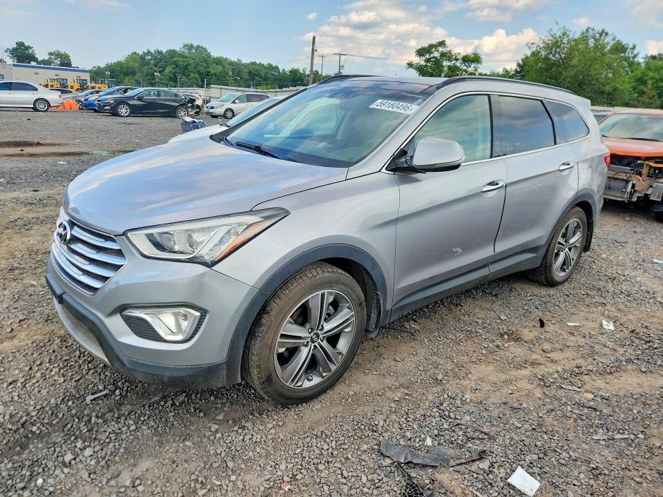 2016 Hyundai Santa fe VIN KM8SRDHFXGU159153 COPART salvage auction — MINOR DENT/SCRATCHES, CT, sold $2,050 on 2026-07-10 (photo 1)
