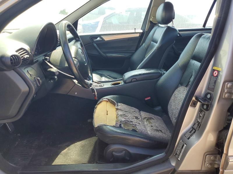 2005 Mercedes-benz C class VIN WDBRF40J95F709860 COPART salvage auction — FRONT END, Ca - Cert Of Title-Salvaged, sold $275 on 2026-07-02 (photo 7)