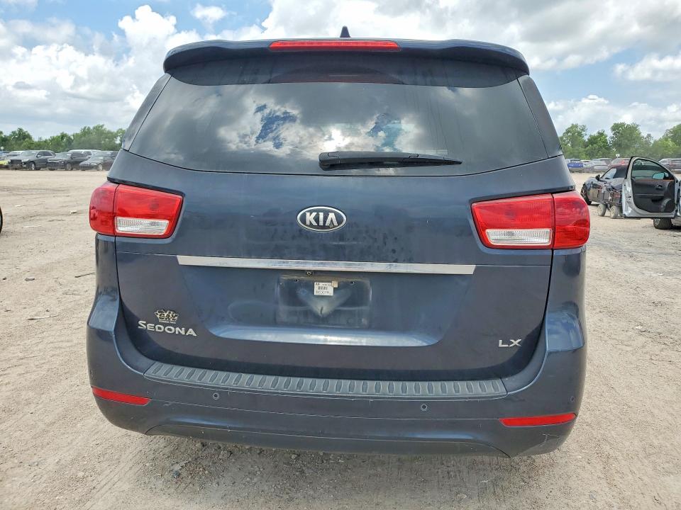 2016 Kia SEDONA VIN KNDMB5C19G6215042 COPART salvage auction — MINOR DENT/SCRATCHES, CT, sold $2,750 on 2026-07-17 (photo 6)