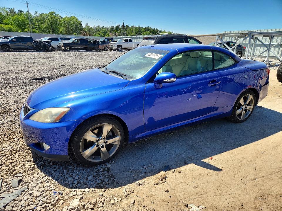 2010 Lexus Is VIN JTHFF2C2XA2502259 COPART salvage auction — REAR END, WI - CERTIFICATE OF TITLE, sold $450 on 2026-07-27 (photo 1)