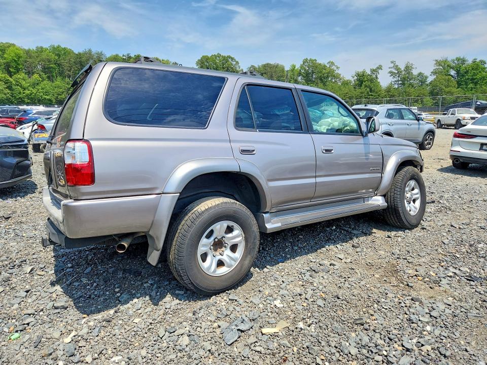2002 Toyota 4runner VIN JT3HN86R620387914 COPART salvage auction — UNDERCARRIAGE, Md - Cert Of Salvage > 75% Damage, sold $750 on 2026-07-31 (photo 3)