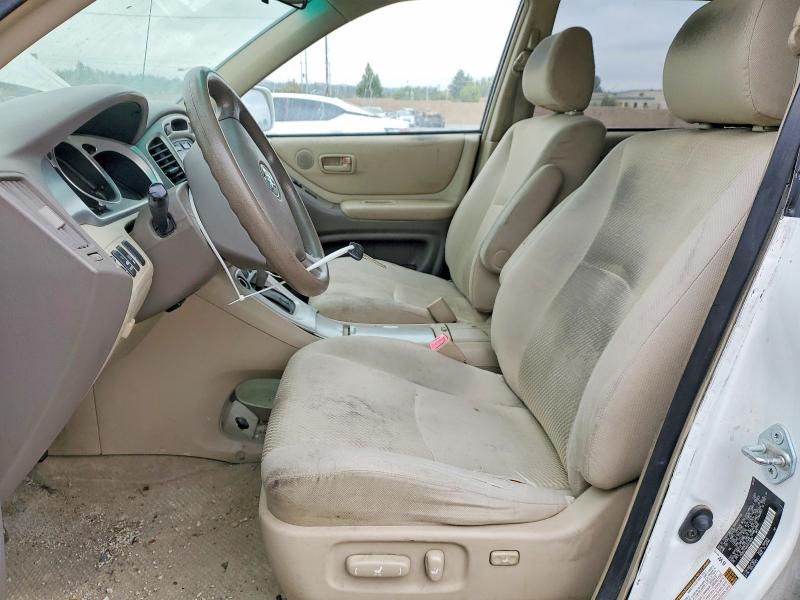 2005 Toyota Highlander VIN JTEDD21AX50129049 COPART salvage auction — SIDE, Ca - Salvage Certificate, sold $650 on 2026-07-15 (photo 7)