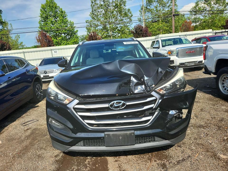 2018 Hyundai Tucson VIN KM8J3CA44JU651328 COPART salvage auction — FRONT END, CT - CERT OF TITLE-SALVAGE, sold $1,800 on 2026-07-24 (photo 5)