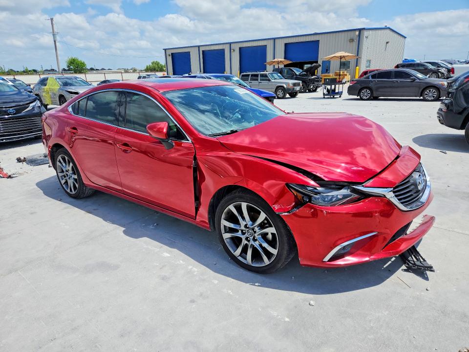 2016 Mazda 6 VIN JM1GJ1W54G1439632 COPART salvage auction — FRONT END, TX - SALVAGE VEHICLE TITLE (P), sold $400 on 2026-07-31 (photo 4)