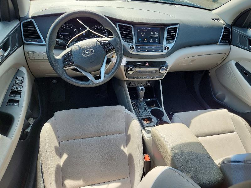 2018 Hyundai Tucson VIN KM8J3CA44JU651328 COPART salvage auction — FRONT END, CT - CERT OF TITLE-SALVAGE, sold $1,800 on 2026-07-24 (photo 8)