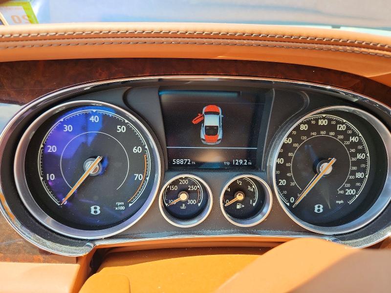 2016 Bentley Continenta VIN SCBFT7ZA3GC057262 COPART salvage auction — MECHANICAL, SC, sold $26,750 on 2026-07-10 (photo 9)