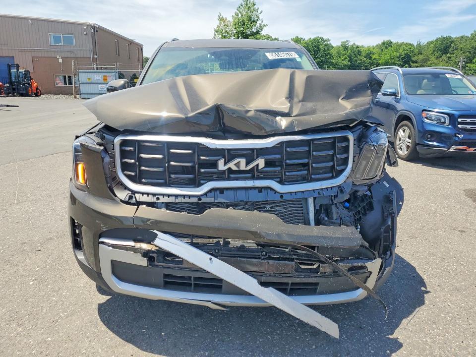 2025 Kia Telluride VIN 5XYP6DGC5SG687817 COPART salvage auction — FRONT END, Fl - Certificate Of Destruction, sold $8,700 on 2026-07-22 (photo 5)